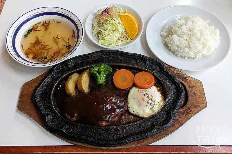 レストランにしかわの「スペシャルハンバーグステーキ 180g」