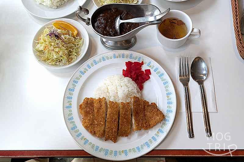 レストランにしかわの「特製ハヤシカツライス」