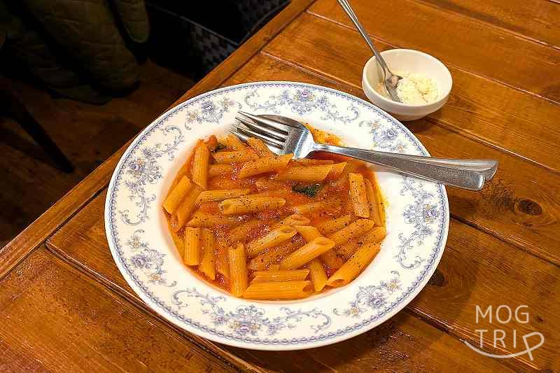 トゥフの「ペンネ アラビアータ」