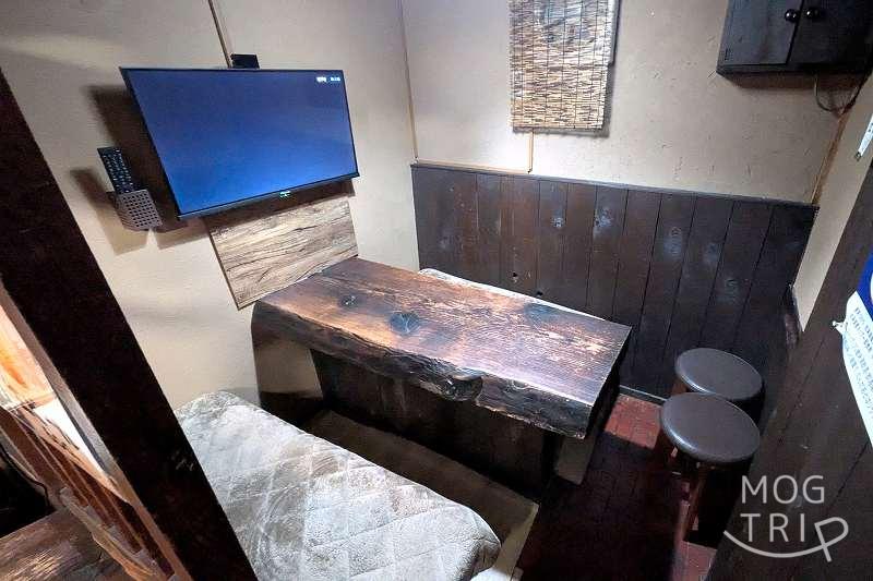 隠れ家嬉酔の「店内の様子（半個室）」