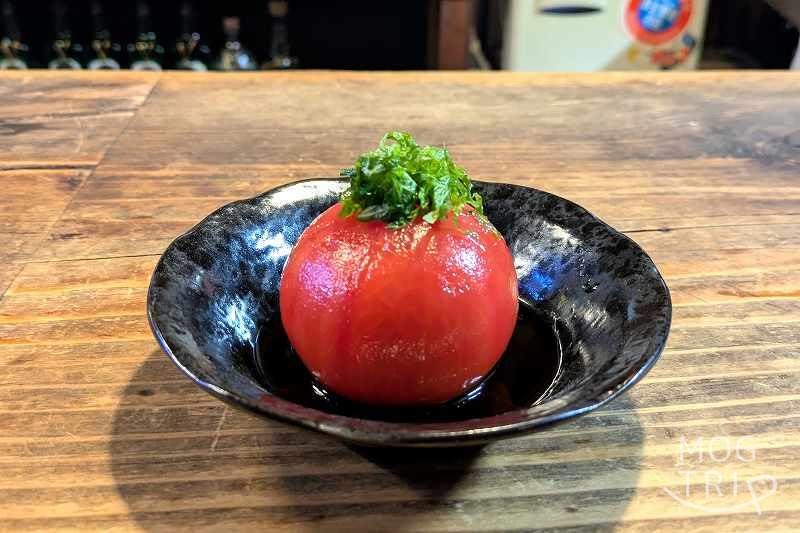 隠れ家嬉酔の「冷やしトマト」
