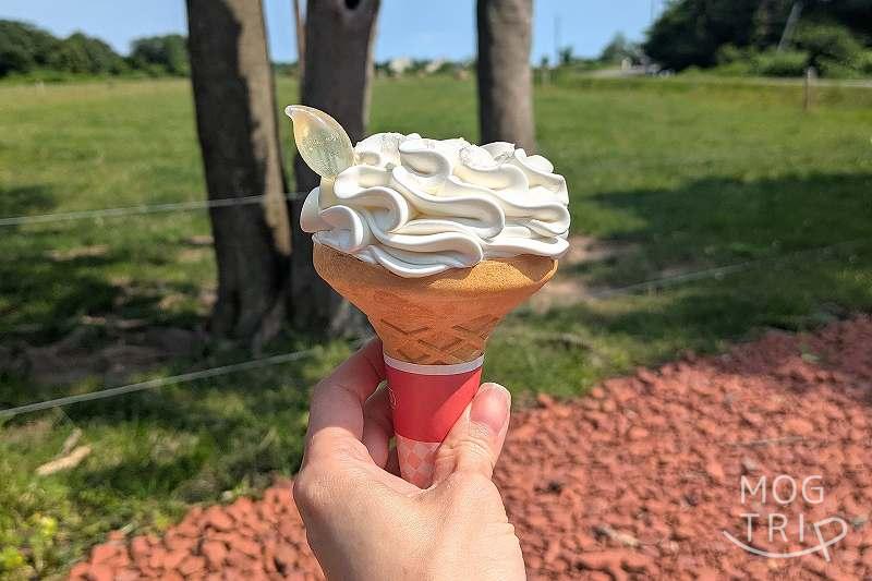 ジャージーの箱庭の「みるくソフトクリーム」