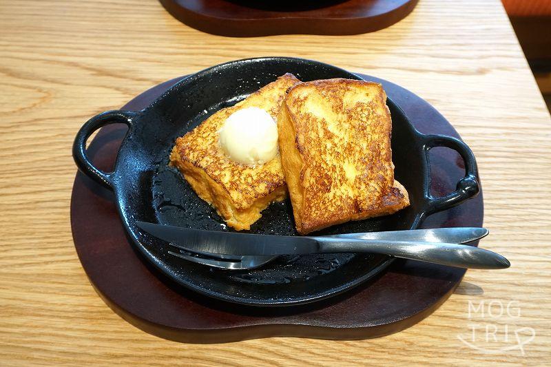 ザ・バターの「作り立てバターとフレンチトースト」