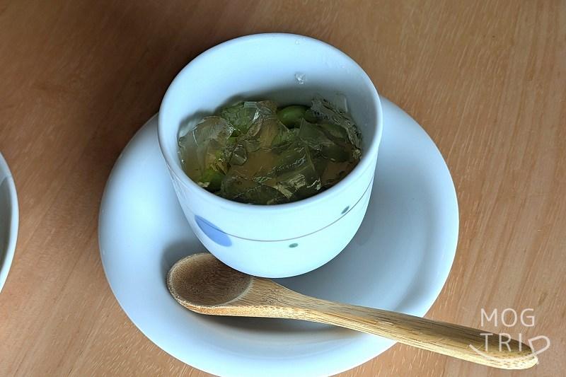 リストランテサイロのコース「いももち茶碗蒸し」