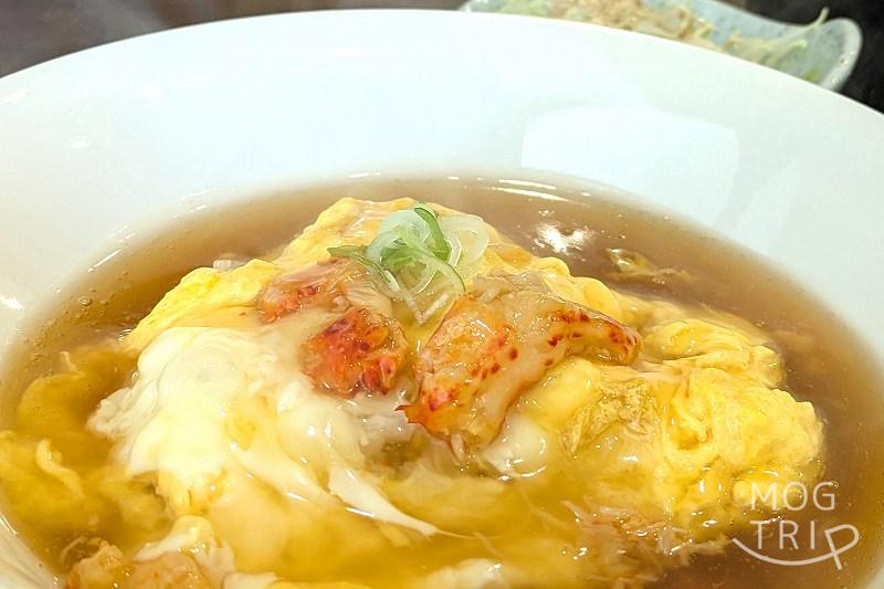 氣鈴亭の「かに玉（白だしあんかけ）定食」