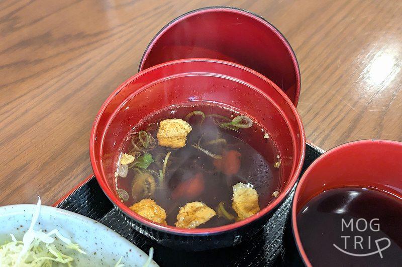 氣鈴亭の「かに玉（白だしあんかけ）定食」