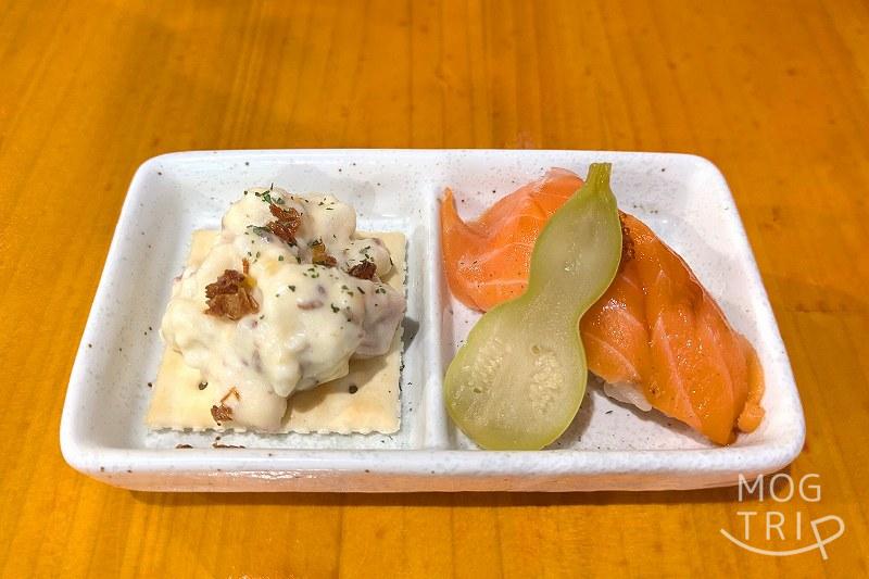 一人焼き鳥Bの「お通し」