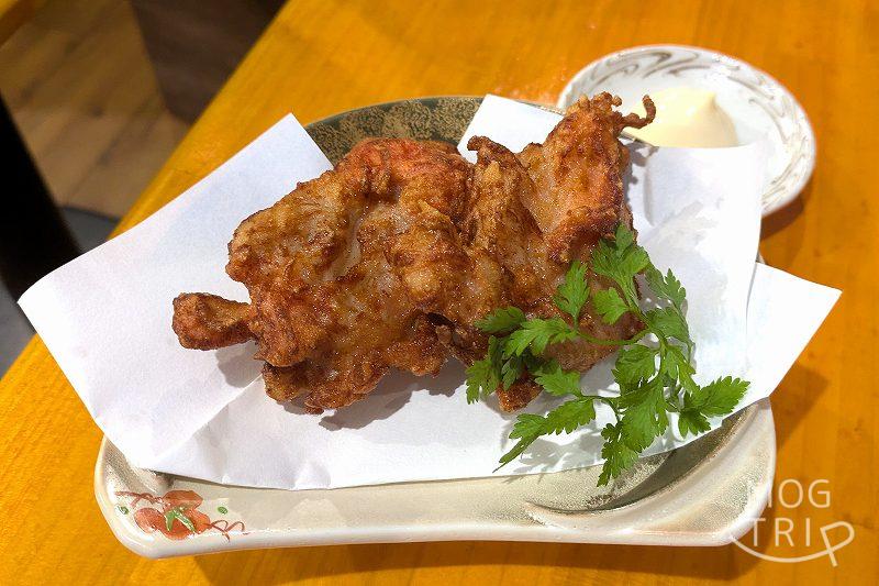 一人焼き鳥Bの「自家製紅生姜ザンギ」