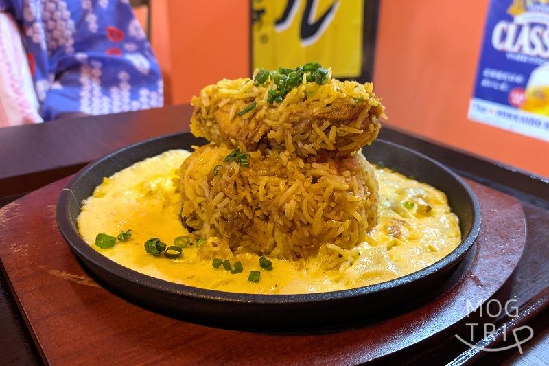 ユニークスパイスの「鉄板ビリヤニ」