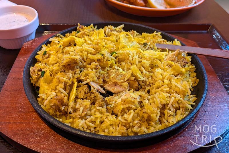 ユニークスパイス「鉄板ビリヤニ」