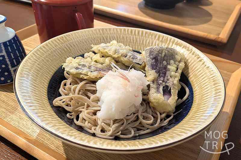 蕎麦切りむら多の「茄子天ぶっかけおろし蕎麦」