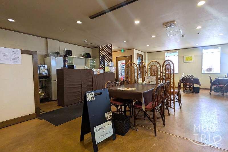 レストランMURAの「店内の様子（奥側から）」