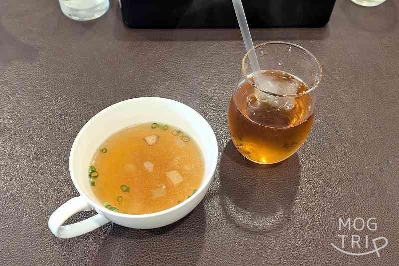 レストランMURAのランチセットの「スープ・ドリンク」