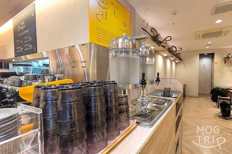 街角のレモンベーカリー琴似店の「店内の様子（イートイン）」
