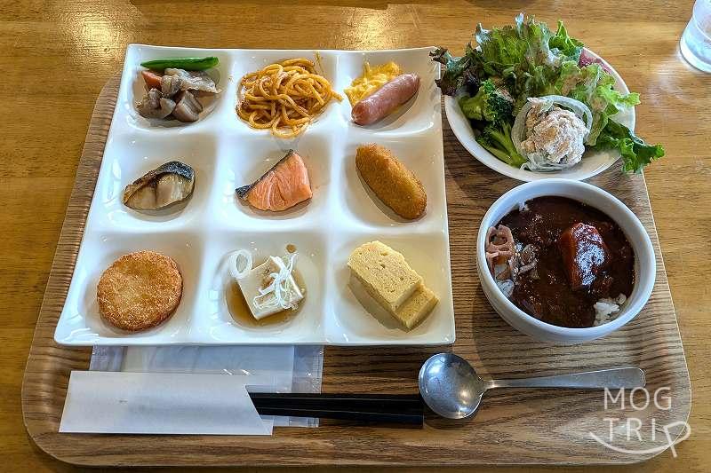 ユン二の湯の朝食