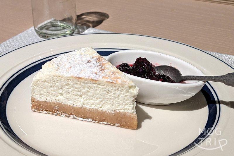 ハイアットセントリック札幌・マツグリル&バーの「北海道産チーズケーキ」