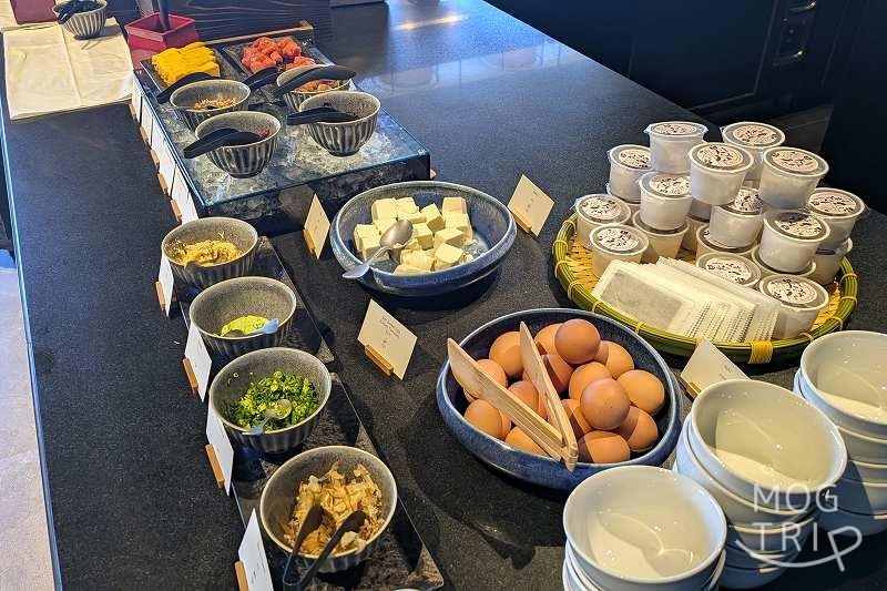 ハイアットセントリック札幌のビュッフェ:和食メニュー