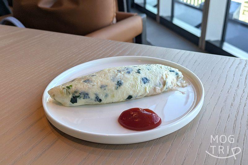 ハイアットセントリック札幌の朝食ビュッフェ:オムレツ